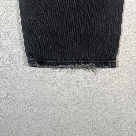 Levi’s 501 Jeans Men’s Size 32x30 Fits 34x29 Black Distressed Button Fly - Picture 14 of 16